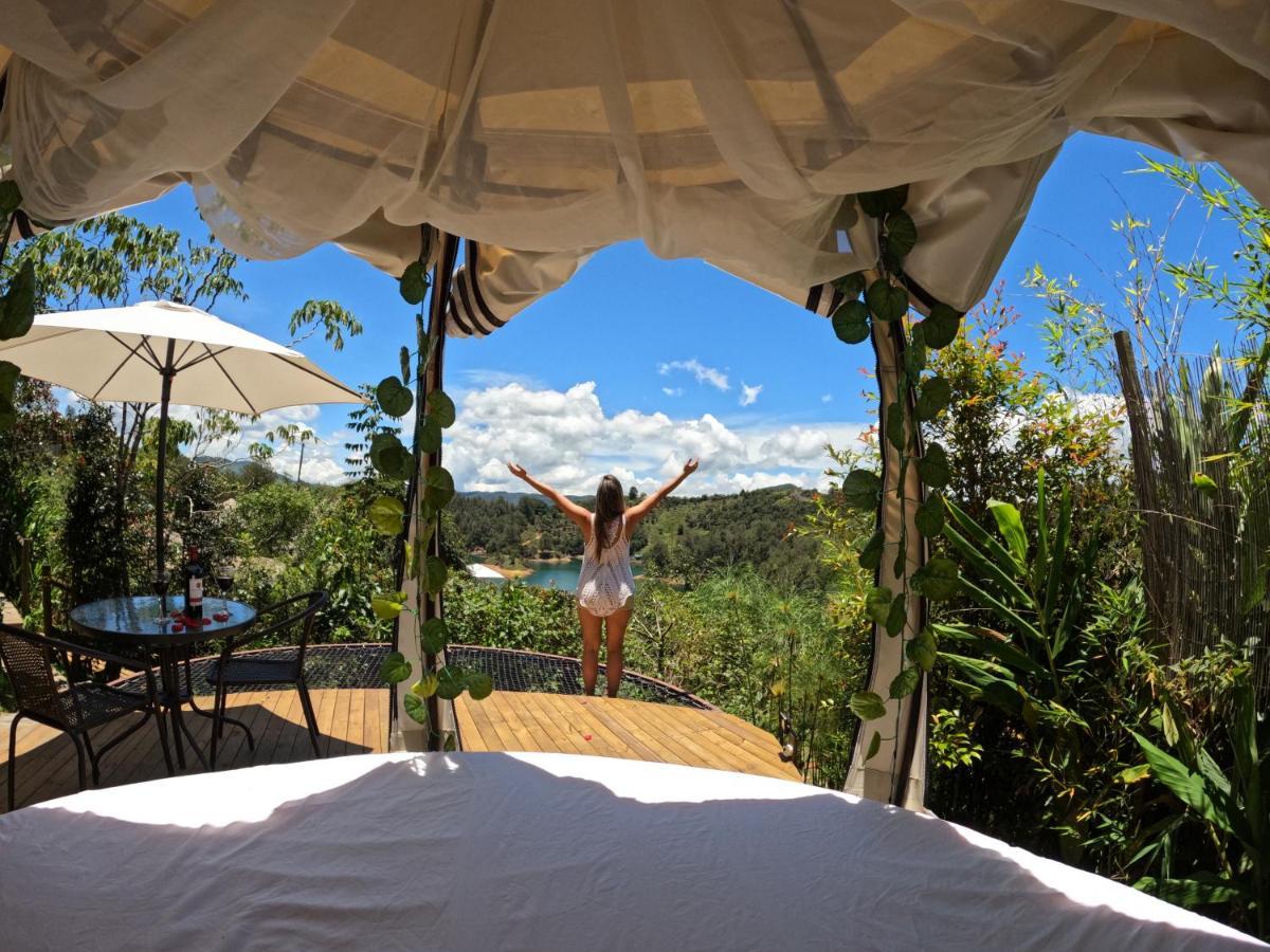 Levit Glamping - Hotel Guatape Penol (Adults Only) Zewnętrze zdjęcie